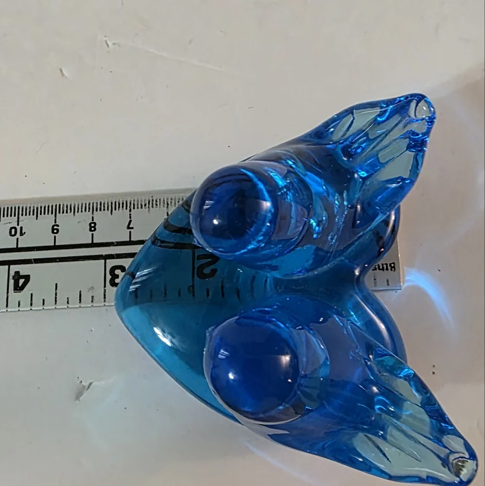 Titan Art Glass Double Bird On Heart 1990
